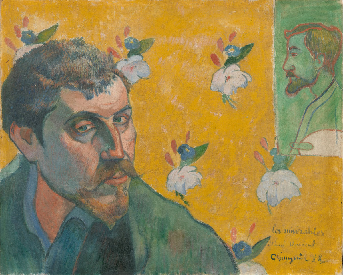 Self-portrait with portrait of Bernard, ‘Les Misérables’